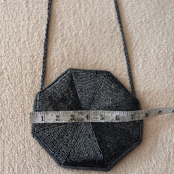 Vintage 1980s Beaded Octagon Clutch – Art Deco Glam - Picture 12 of 12